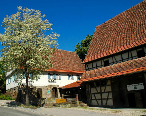 Eingang des Bauernhausmuseum Gebersheim
