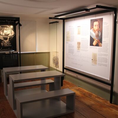 Bild vergr&ouml;&szlig;ern: Stadtmuseum Leonberg - der Keplerraum vor der Erneuerung