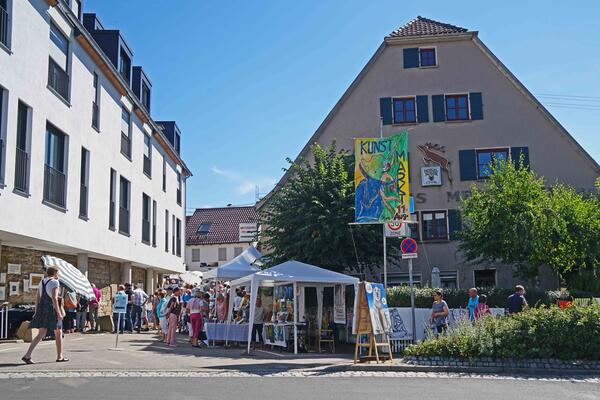 Bild vergr&ouml;&szlig;ern: Höfinger Kunstmarkt 2019