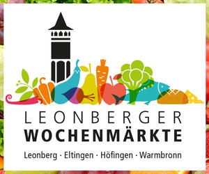 Logo Leonberger Wochenmärkte (Logo: Stadt Leonberg, Rahmen: Serghei Velusceac, stock.adobe.com)