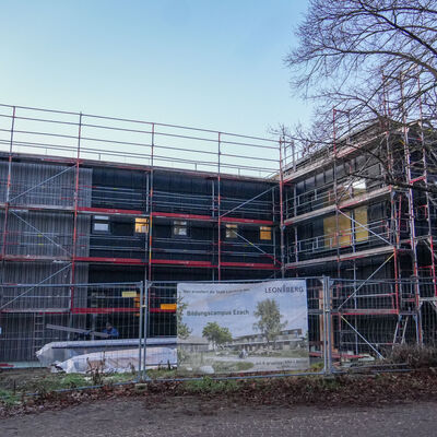 Bauzwischenstand vom Bildungscampus Ezach