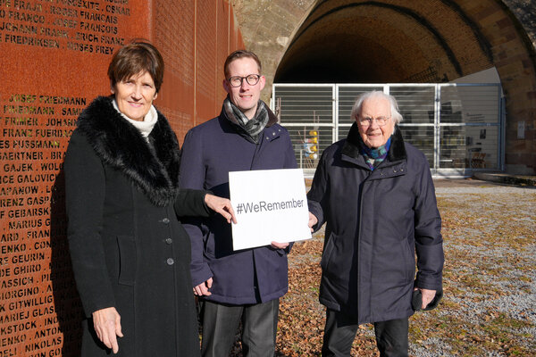 OB an der KZ-Gedenkstätte #WeRemember