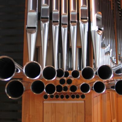 Foto Orgelpfeifen