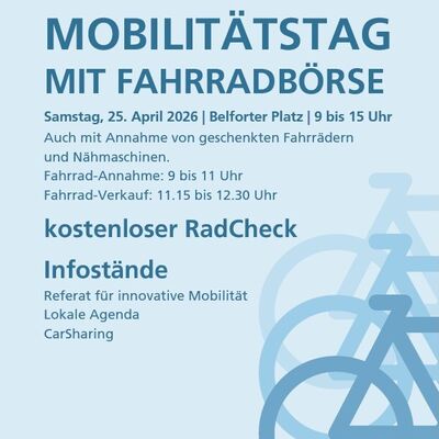 Bild vergr&ouml;&szlig;ern: MOBILITÄTSTAG MIT FAHRRADBÖRSE