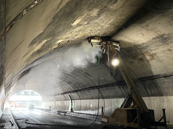 Engelbergtunnel - Nach Brand 
