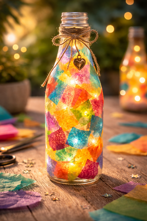 Sommerliche Flasche