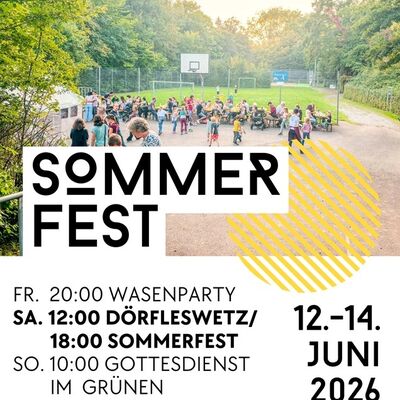 Bild vergr&ouml;&szlig;ern: Plakat des Sommerfests vom Bürgerverein Silberberg-Heuweg