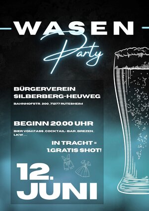 Plakat Wasenparty
