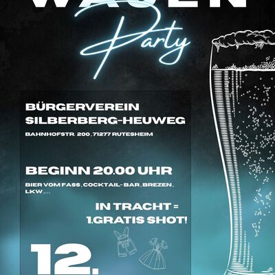 Bild vergr&ouml;&szlig;ern: Plakat Wasenparty