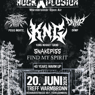 Bild vergr&ouml;&szlig;ern: Flyer rockXplosion Warmup Party 2026