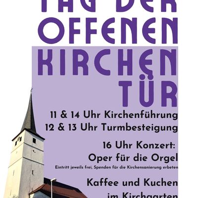 Bild vergr&ouml;&szlig;ern: Plakat offene Kirchentür