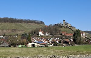 Blick auf Burg Hohenbeilstein
