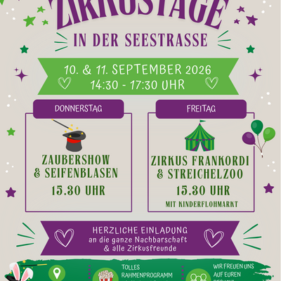 Bild vergr&ouml;&szlig;ern: Flyer - Zauberhafte Zirkustage_final