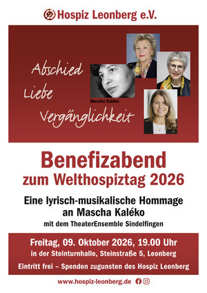 Benefizabend zum Welthospiztag 2026