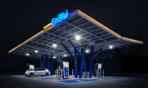Schnelladestation der EnBW in Rutesheim