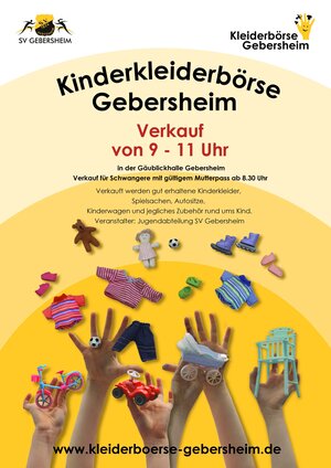 Plakat Kleiderbörse_f_Onlinekalender