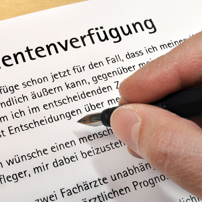Bild vergr&ouml;&szlig;ern: Patientenverfügung