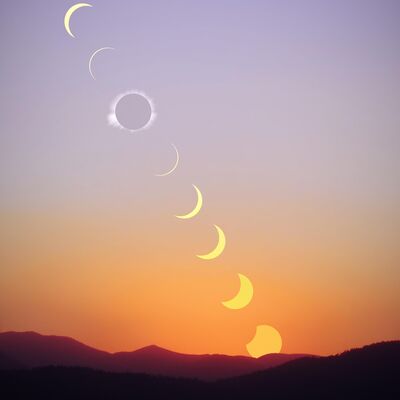 Bild vergr&ouml;&szlig;ern: Sonnenfinsternis Phasen