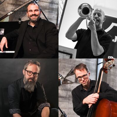 Bild vergr&ouml;&szlig;ern: Das Bild zeigt Dennis Müller, Gerhard Mornhinweg, Jan-Philipp Wiesmann und Mario Steinheil